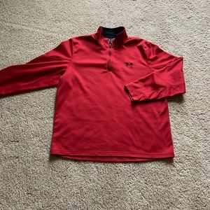 Under Armor half zip fleece lined